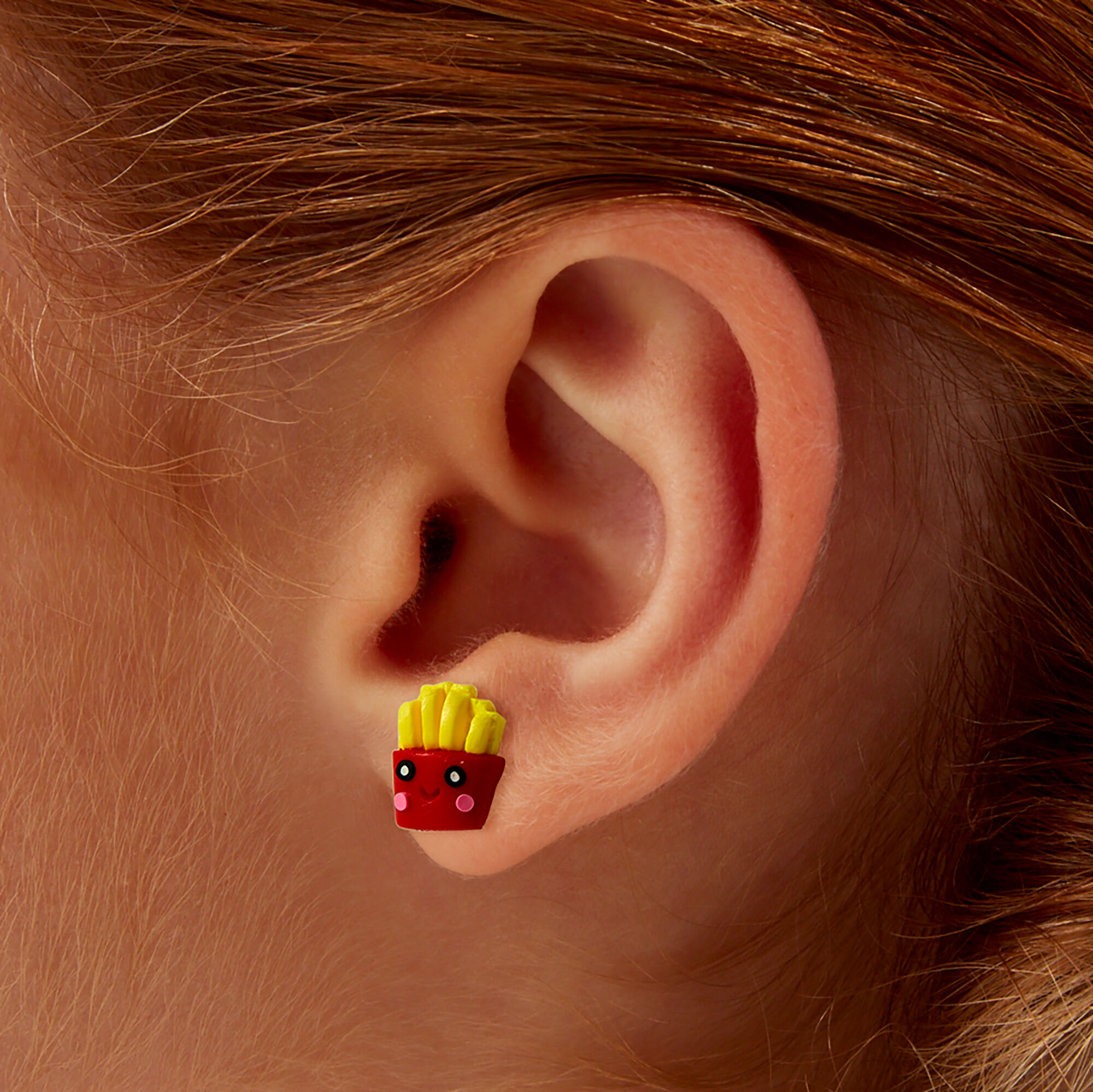 Smiley face earrings claire's deals