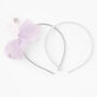 Claire&#39;s Club Pearl &amp; Tulle Flower Headbands - 2 Pack,
