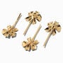 Gold-tone Floral Pearl Hair Pins - 4 Pack,