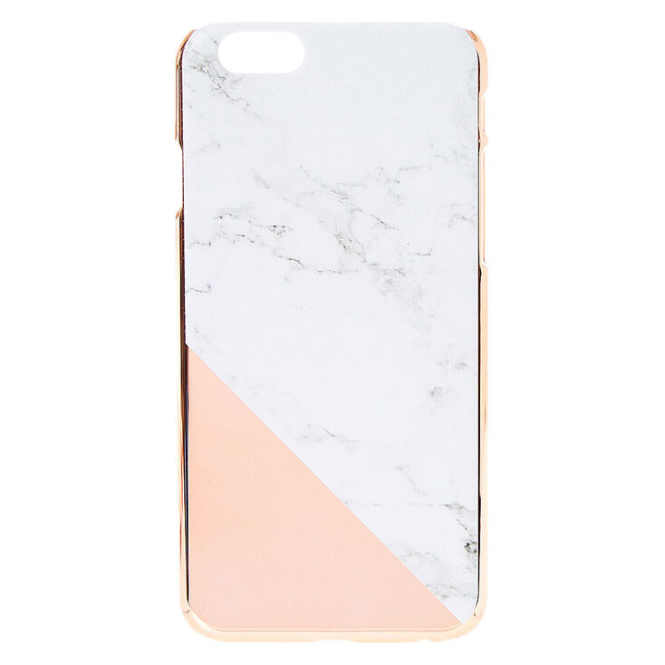 rose gold and marble