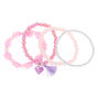 Claire&#39;s Club Rose Tassel Stretch Bracelets - 4 Pack,