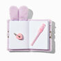 Claire&#39;s Club Butterfly Bunny Plush Mini Lock Diary,