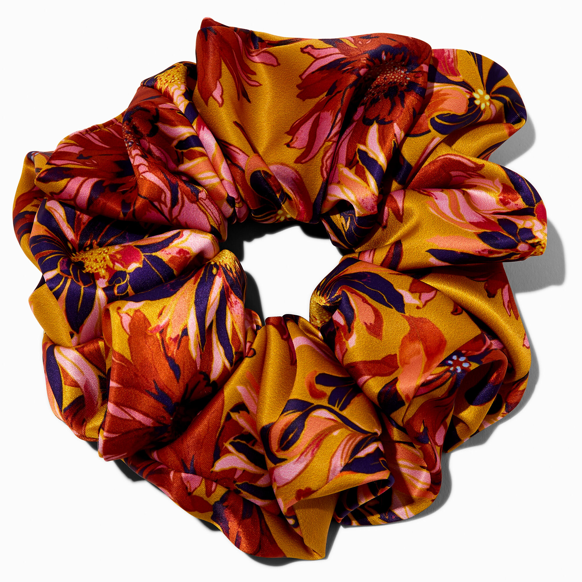 Giant Fall Floral Hair Scrunchie,