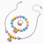 Claire&#39;s Club Ombr&eacute; Kitty Jewellery Set - 3 Pack,