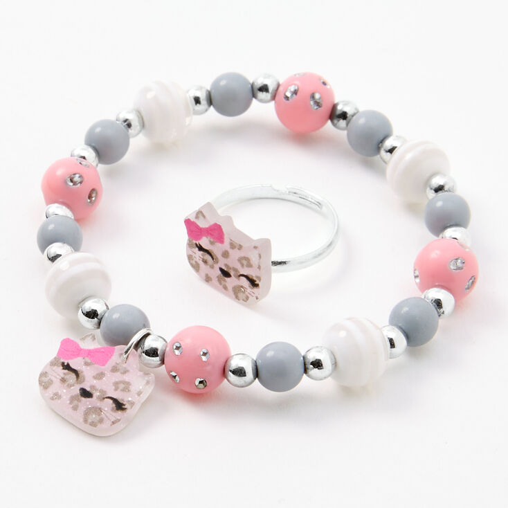 Claire&#39;s Club Cat Jewelry Set - 3 Pack,