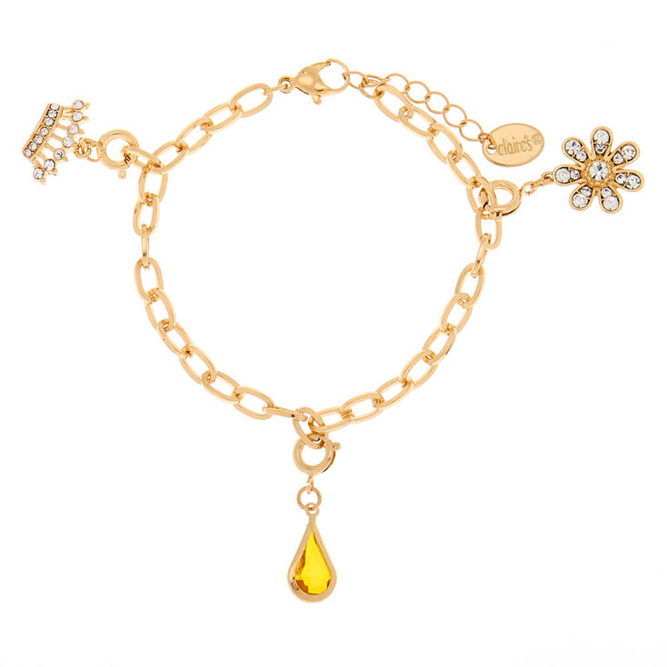 August Birthstone Bracelet Charm - Peridot,
