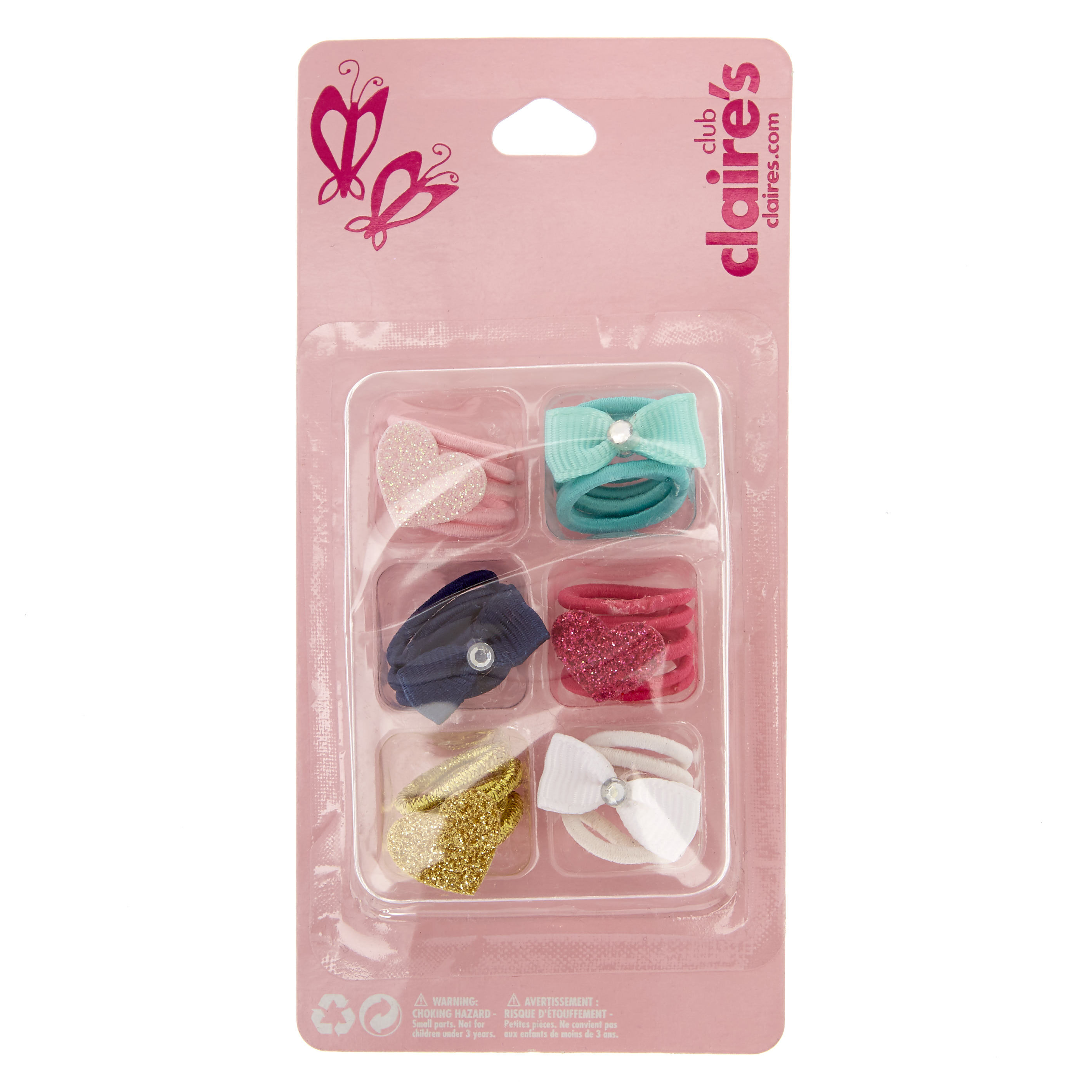 Claire's Club Mini Hair Bobbles - 30 Pack,