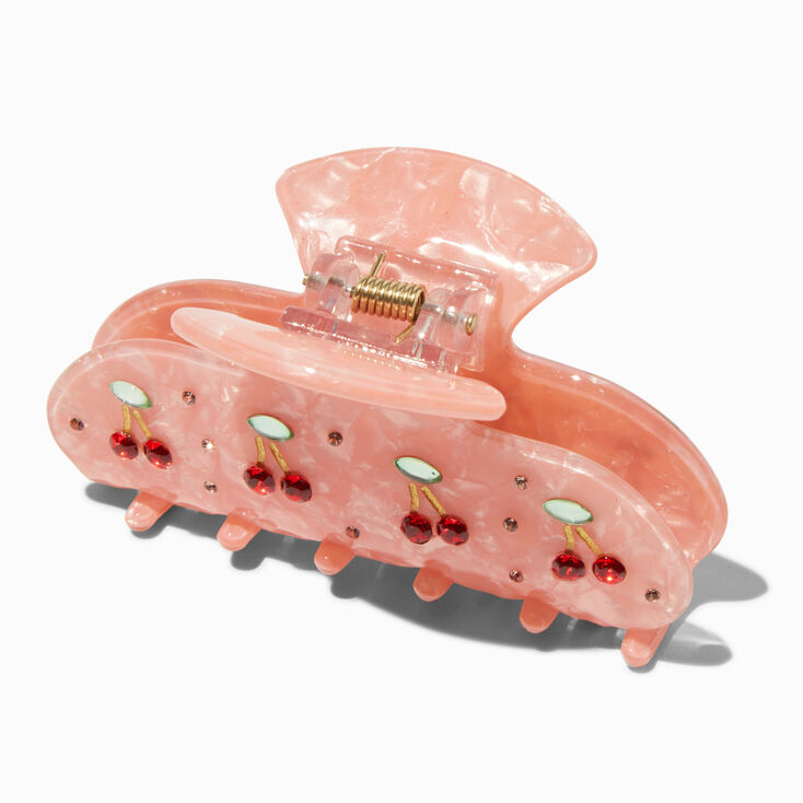 Cherry Pink Hair Claw,