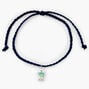 Iridescent Silver Sea Turtle Cord Anklet,