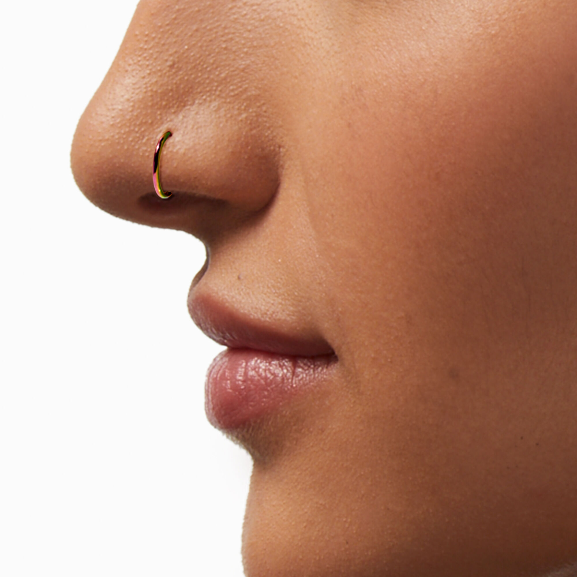 Nose piercing shop two rings