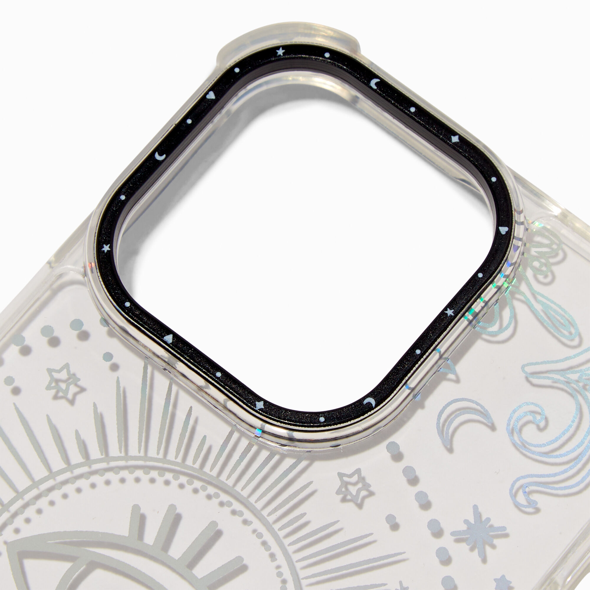 Holographic Evil Eye Clear Phone Case - Fits iPhone® 13 Pro,