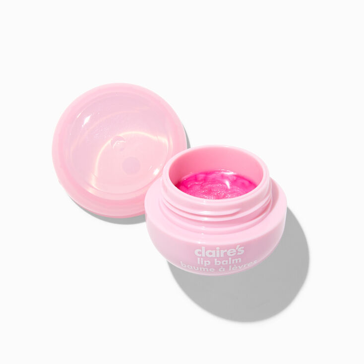 Cotton Candy Cat Carabiner Lip Balm Keyring,