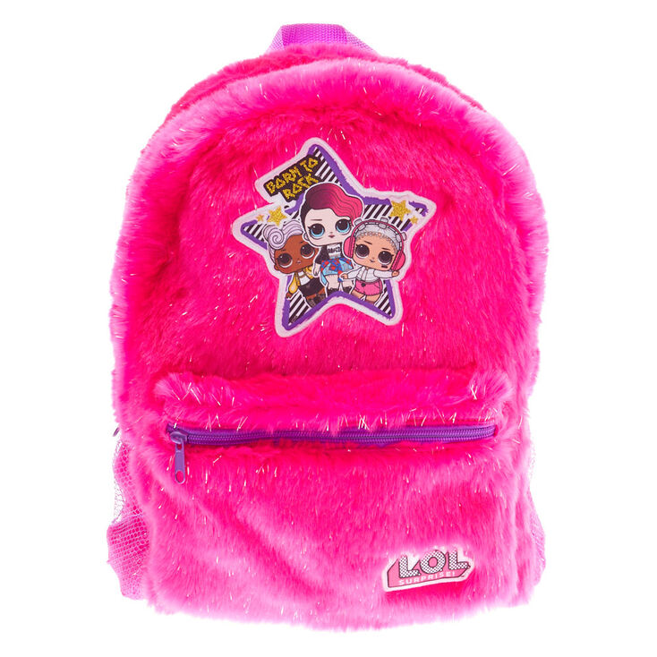 Claire's Sac à dos rose Born To Rock de L.O.L Surprise!™