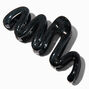 Black Glitter Zig Zag Hair Claw,