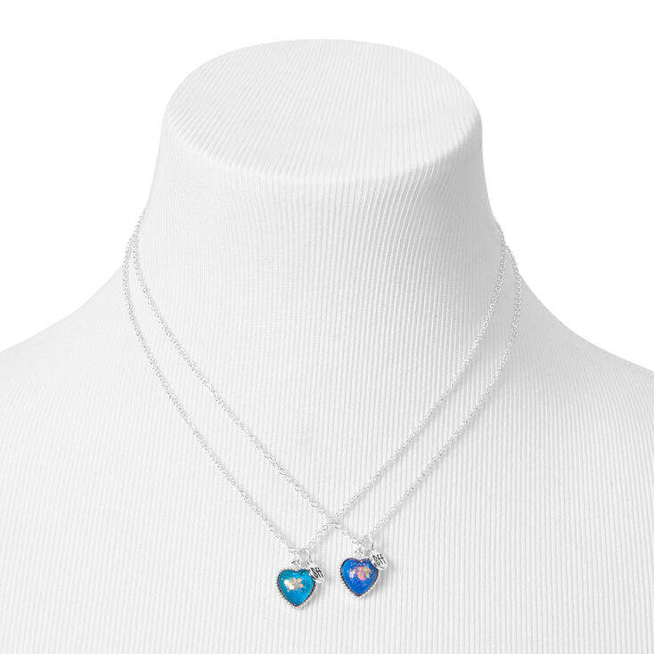Best Friends Heart Mood Pendant Necklaces &#40;2 Pack&#41;,