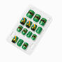 St. Patrick&#39;s Day Pot of Gold Square Press On Faux Nail Set - 24 Pack,