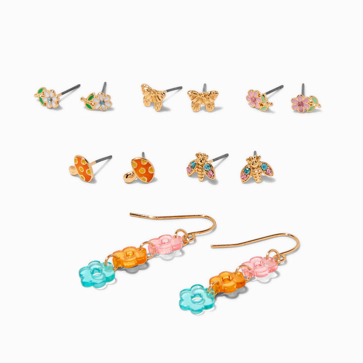 Spring Mixed Earrings Set - 6 Pack,