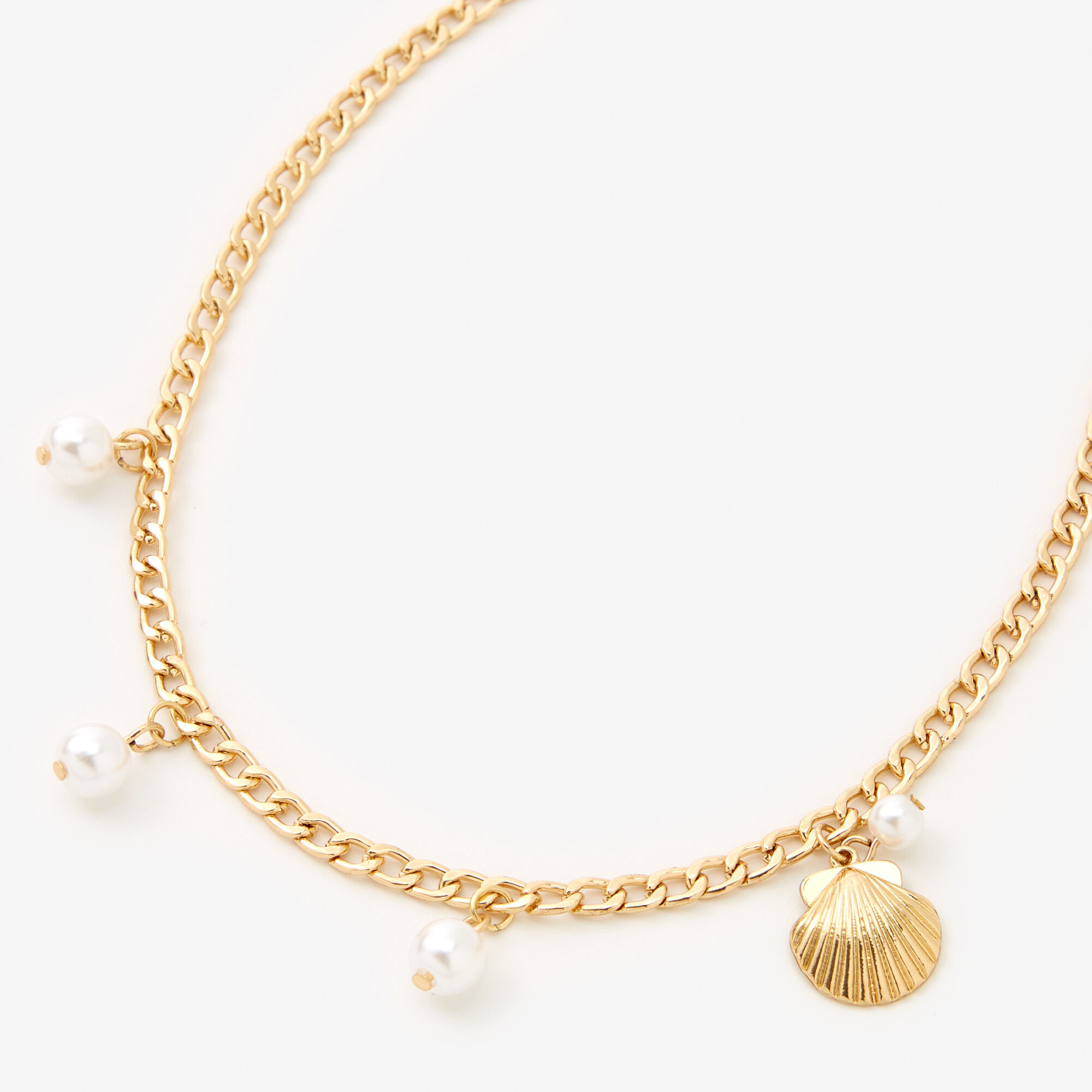 Seashell necklace claire's shop