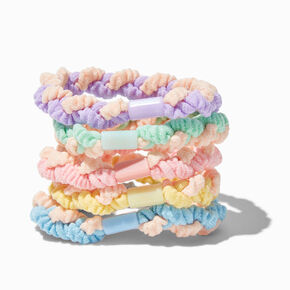Claire&#39;s Club Braided Pastel Hair Ties - 6 Pack,