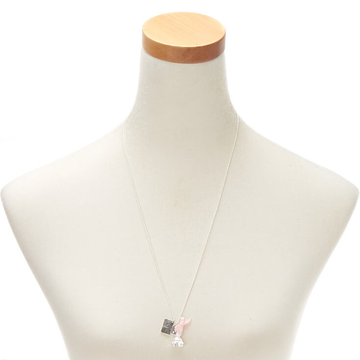 Postcard From Paris Long Pendant Necklace,