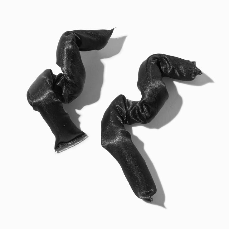 Tiges &agrave; friser non chauffantes noires - Lot de 6,
