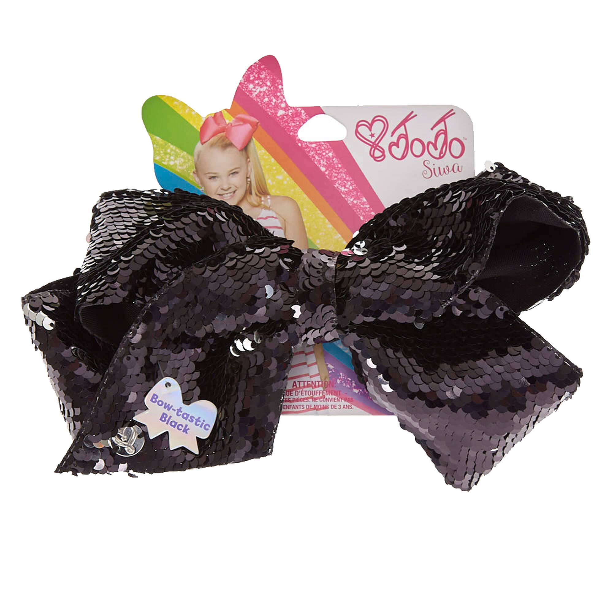 JoJo Siwa™ Large Bow-tastic Black Hair Bow | Claire's US
