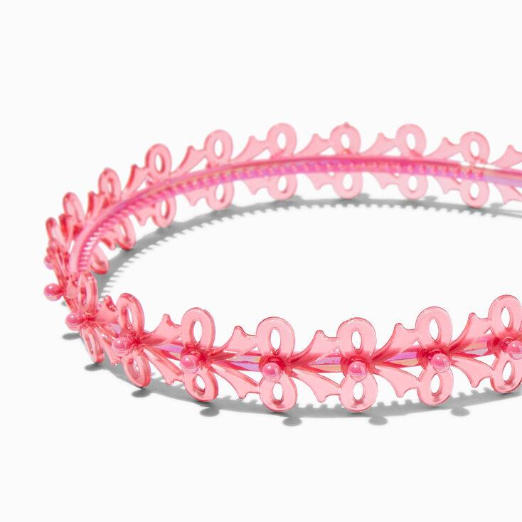 Claire&#39;s Club Pink Bow Headband,