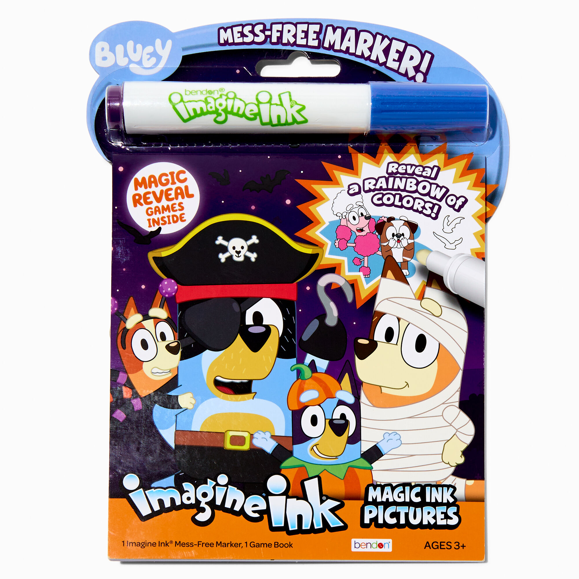 Bendon® Imagine Ink x Bluey Halloween Magic Ink Pictures,