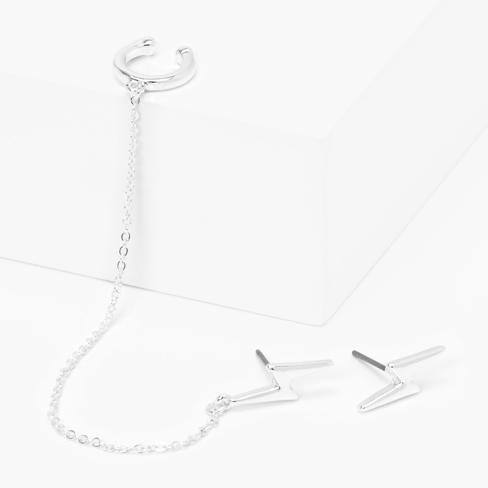 Claire's lightning hotsell bolt earrings
