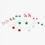 Christmas Fun Mixed Earrings - 9 Pack,