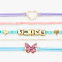 Shine Novelty Beaded Stretch Bracelets - 5 Pack,