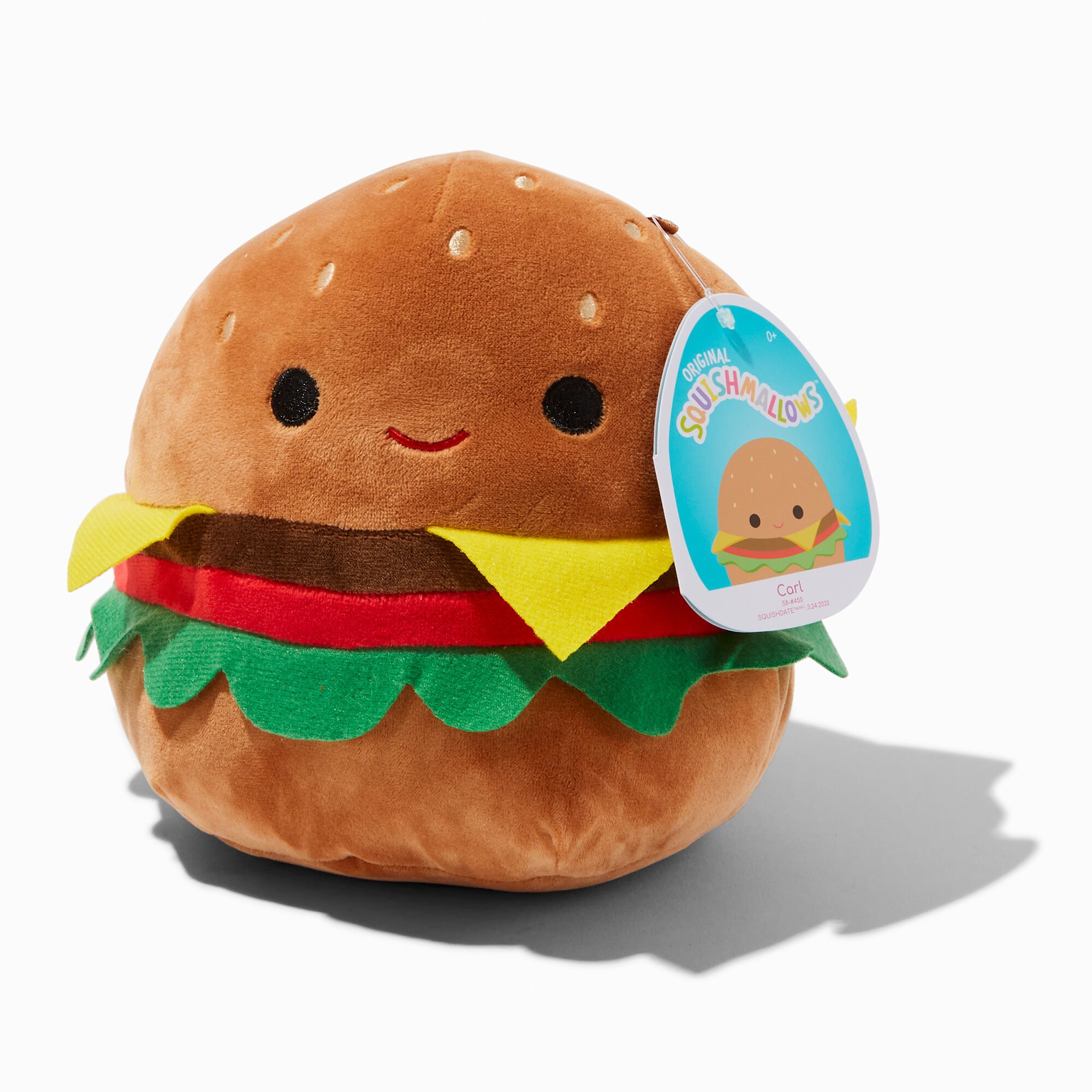 Squishmallows™ Carl the Cheeseburger 8" Plush Toy,