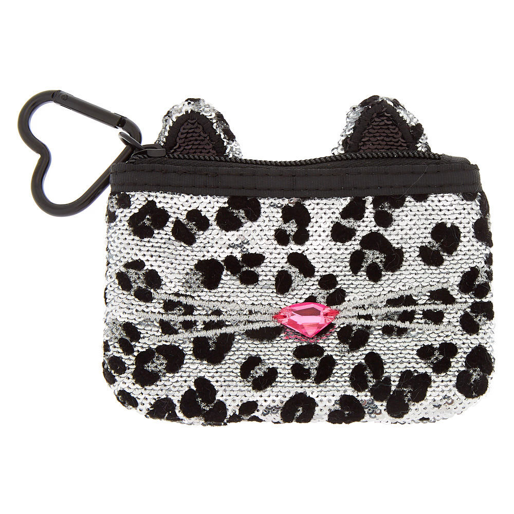leopard print coin purse