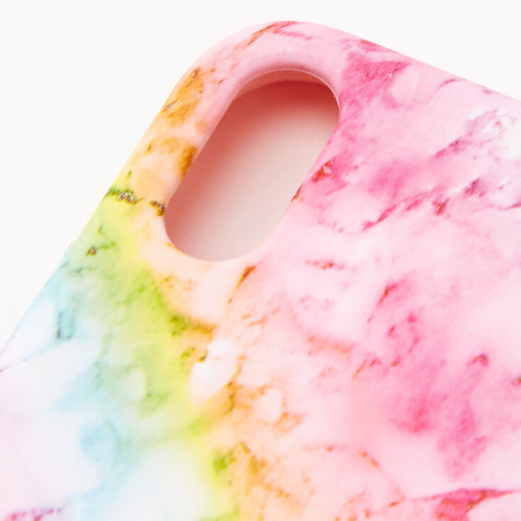 Pastel Rainbow Marble Phone Case - Fits iPhone XR,