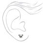 Panda Stud Earrings - White,