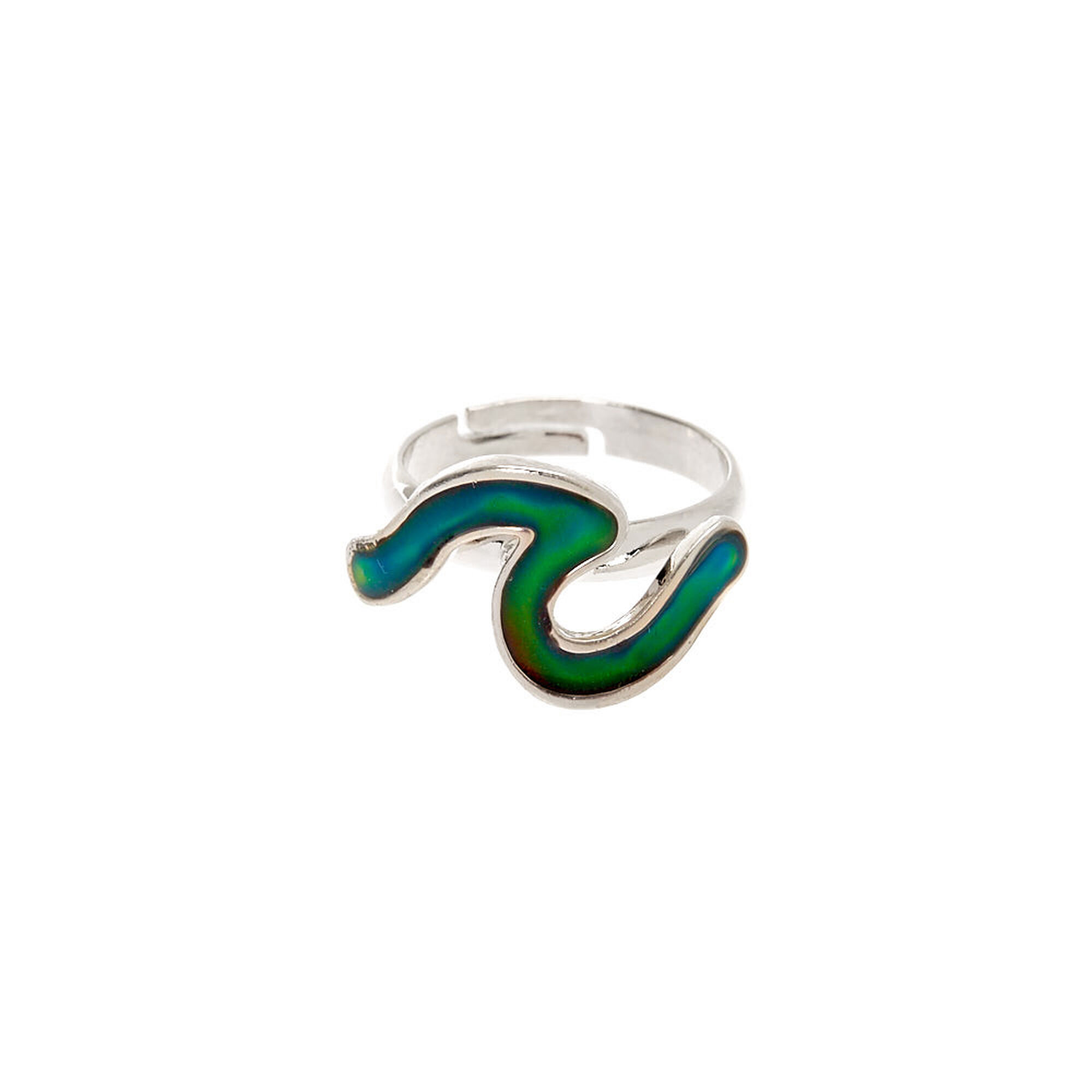 Bague D Humeur Vague Couleur Argente Claire S Fr