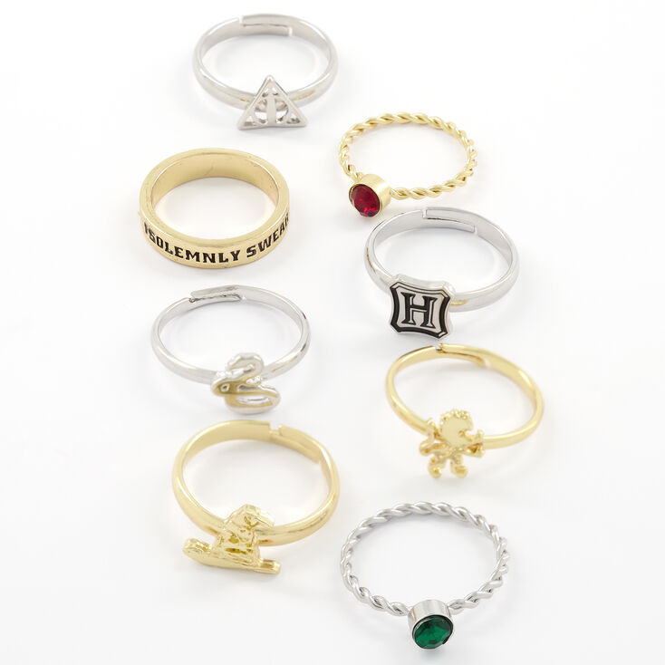 Lot de bagues Harry Potter&trade; - Lot de 8,