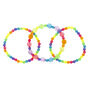 Claire&#39;s Club Rainbow Beaded Stretch Bracelets - 3 Pack,