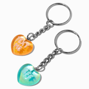 Valentine&#39;s Day Candy Heart Best Friends Keychains - 5 Pack,