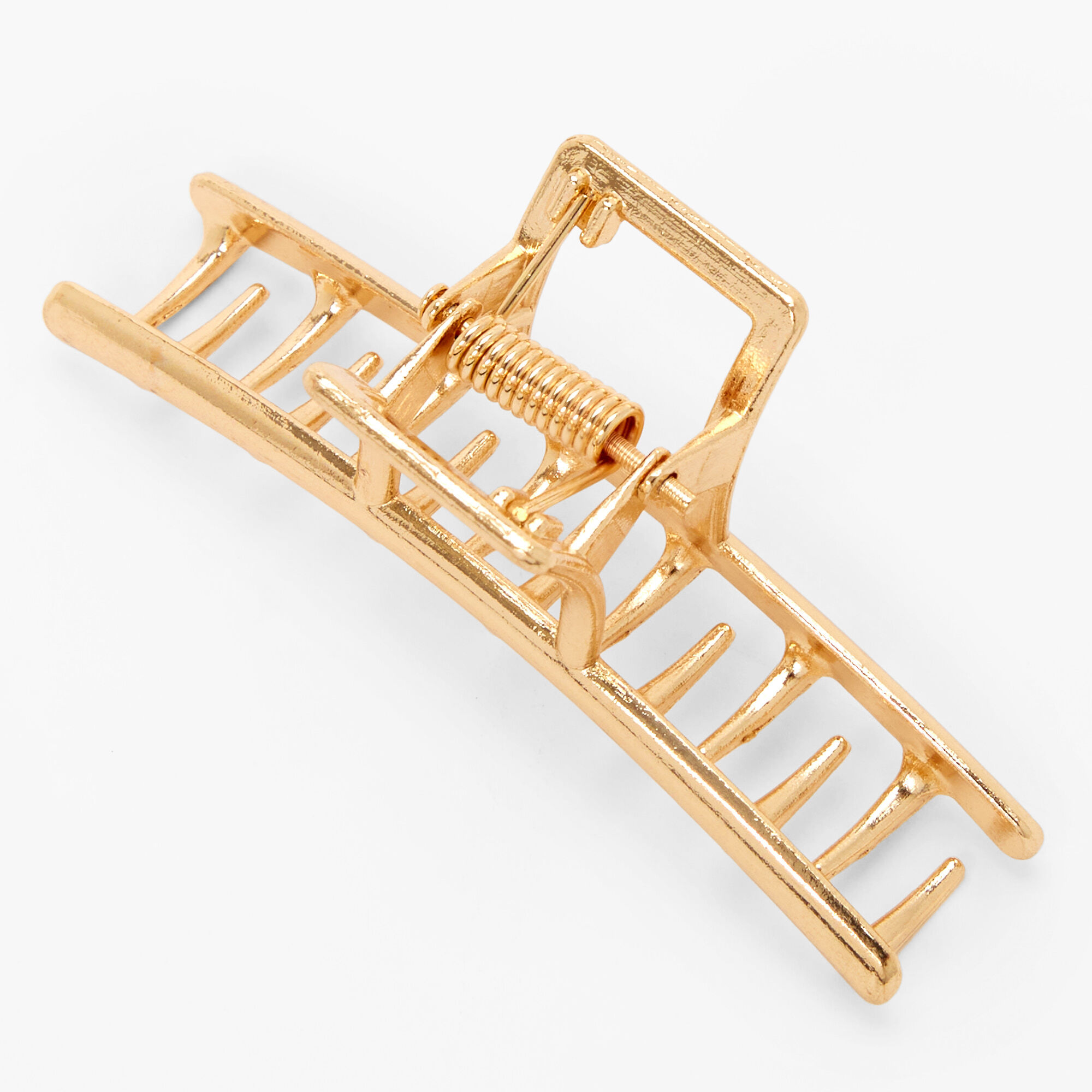 Gold Medium Bar Hair Claw,