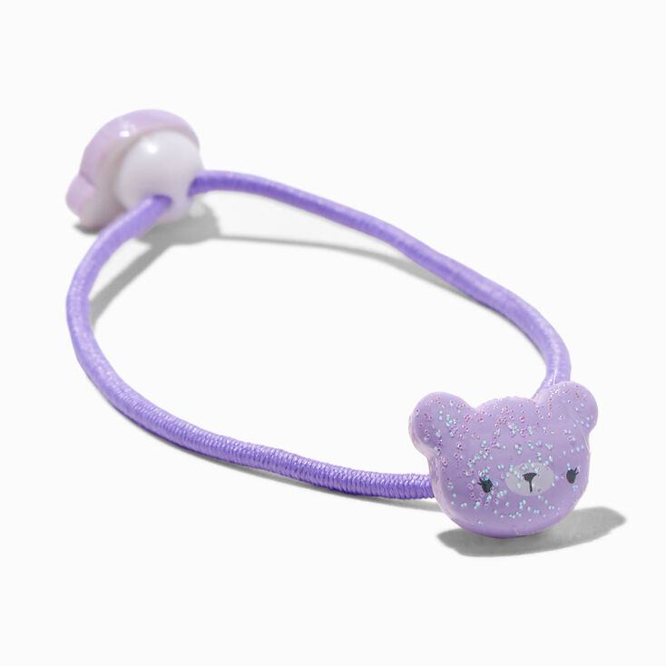 Claire&#39;s Club Polyresin Glitter Critter Hair Ties - 4 Pack,