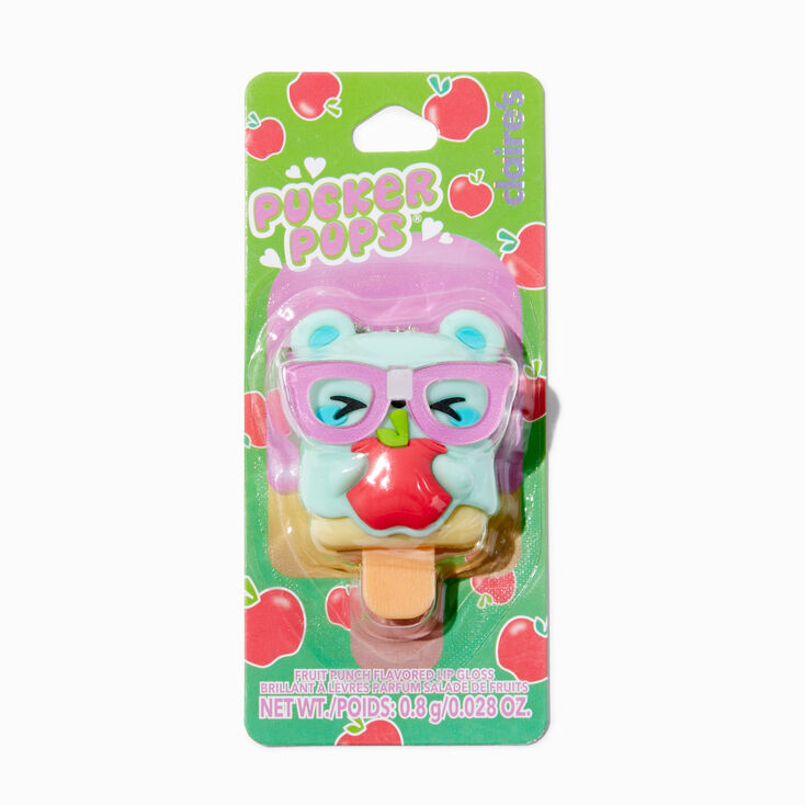 Pucker Pops&reg; Back to School Bear Lip Gloss - Fruit Punch,