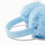 Blue Furry Ear Muffs,