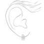 Silver Textured Mini Hoop Earrings - 6 Pack,
