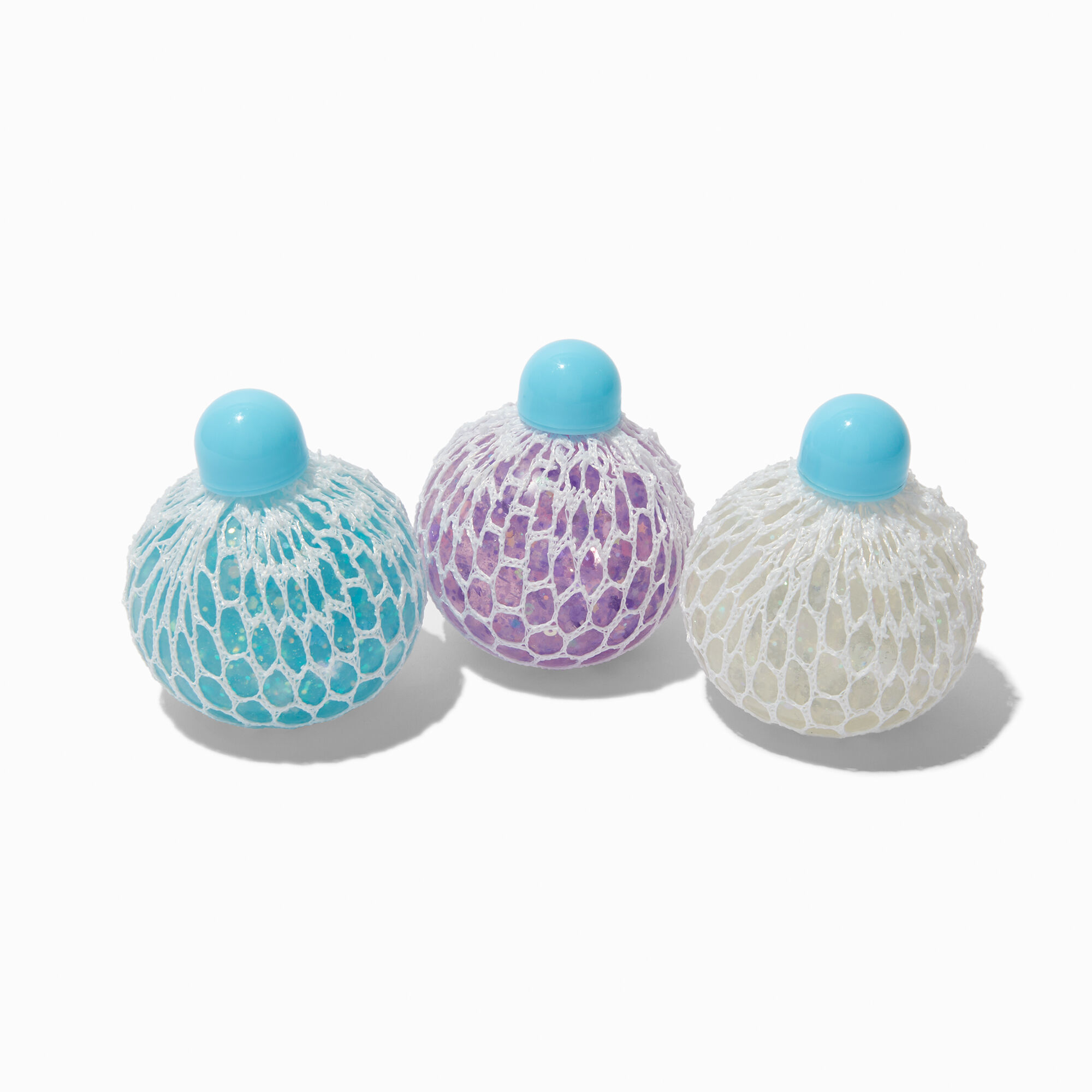Jouet fidget boule anti-stress en filet spongieux arctique - Les modèles peuvent varier,