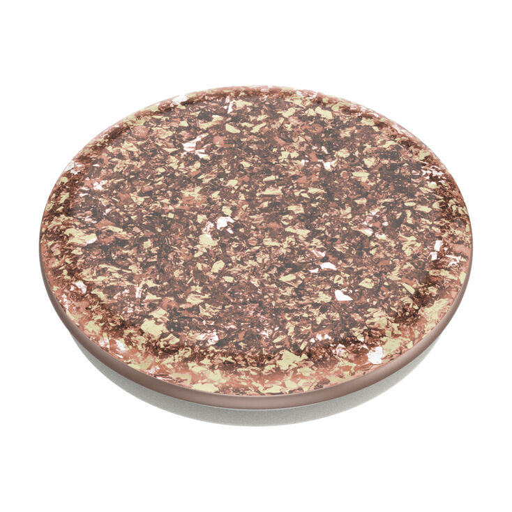 PopSockets&reg; PopGrip - Rose Gold Confetti,