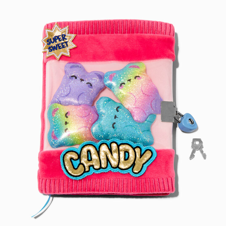 Candy Critter Plush Lock Diary,