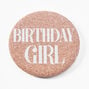 Birthday Girl Sequin Button - Pink,