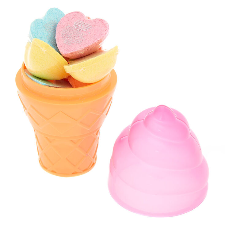 Ice Cream Cone Bath Bomb Set - 8 Pack,