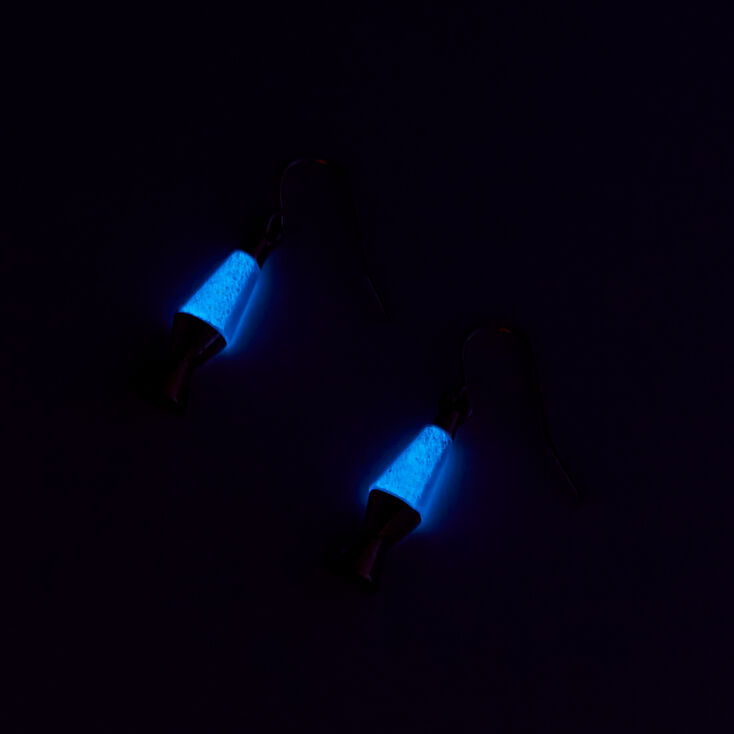 Pink Lava Lamp 1&quot; Drop Earrings,